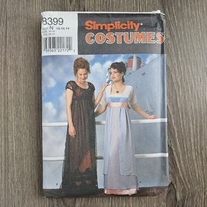 NEW Simplicity 8399 Misses' Titanic Misses' Costumes Pattern (Size N)